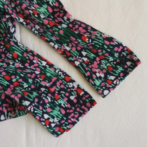 joe fresh painterly floral peasant swing long sleeve top 6-12 months baby girl - Picture 4 of 6